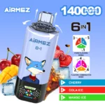 Airmez FOX 140000 口 6 合 1 – 一支电子烟，可吸 140,000 口，6 种口味 - obrazek 6