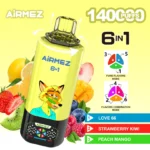 Airmez FOX 140000 口 6 合 1 – 一支电子烟，可吸 140,000 口，6 种口味 - obrazek 7