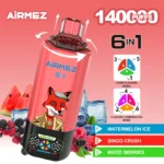 Airmez FOX 140000 口 6 合 1 – 一支电子烟，可吸 140,000 口，6 种口味 - obrazek 8