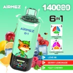 Airmez FOX 140000 口 6 合 1 – 一支电子烟，可吸 140,000 口，6 种口味 - obrazek 10