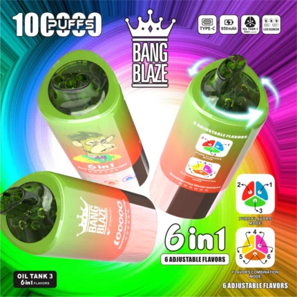 BANG BLAZE 100000 口 14 种口味 低尼古丁 - 原装可充电一次性电子烟