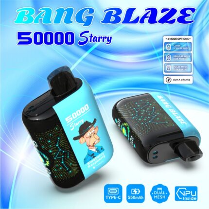 BANG BLAZE 50000 口星光版 – 高效低尼古丁一次性电子烟 | VapoMistrz