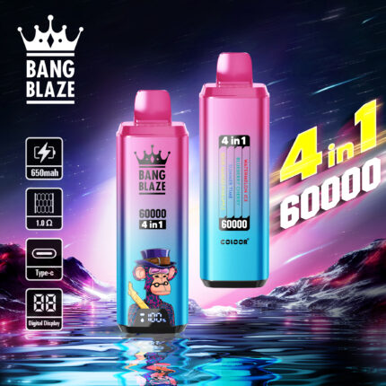 Bang Blaze 60000 口 – 终极四合一一次性电子烟 | VapoMistrz