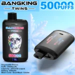 Bang King Twins 50,000 口一次性电子烟 – 双倍动力，双倍口味 | VapoMistrz - obrazek 4
