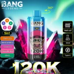 Bang Legend 120000 口 5 合 1 口味 – 一次性电子烟，性能和口味无与伦比！ - obrazek 3