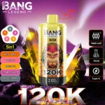 Bang Legend 120000 口 5 合 1 口味 – 一次性电子烟，性能和口味无与伦比！ - obrazek 4