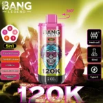 Bang Legend 120000 口 5 合 1 口味 – 一次性电子烟，性能和口味无与伦比！ - obrazek 6