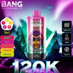 Bang Legend 120000 口 5 合 1 口味 – 一次性电子烟，性能和口味无与伦比！ - obrazek 8