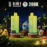 Bang King 20万口电子烟 – 8种口味合一，双网状线圈，LED显示屏 - obrazek 2