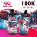 QQ Bang 100K口数 - 双网膜一次性电子烟，带USB-C接口 - obrazek 3