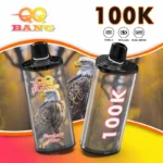 QQ Bang 100K口数 - 双网膜一次性电子烟，带USB-C接口